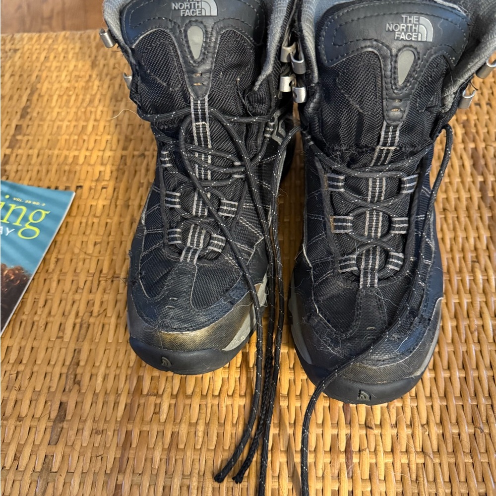 The North Face Black and Gray Outdoor Boots